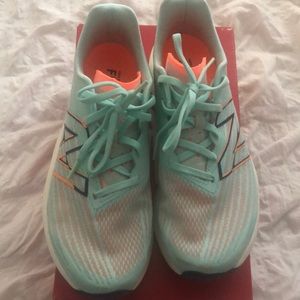 New Balance Fuel Cell aqua blue size 8 running/ training shoes.